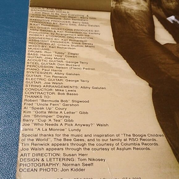 Andy Gibb Flowing Rivers Vinyl Record - Picture 6 of 11